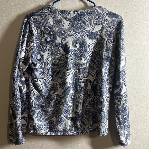 Paisley Blue Cardigan - Picture 3 of 3